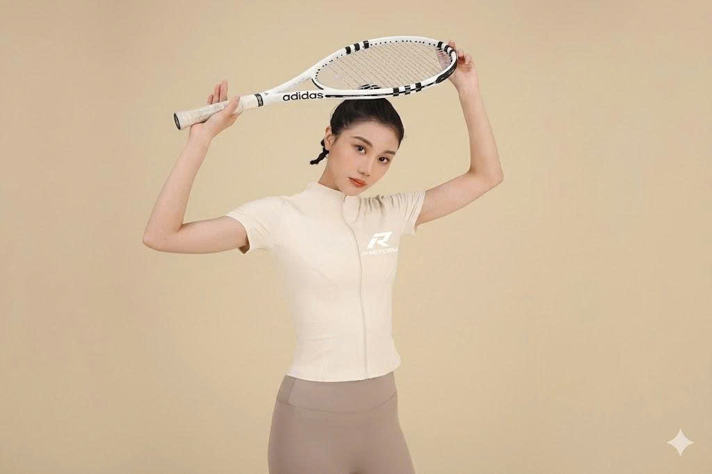 Áo Khoác Nữ Thể Thao Tay Ngắn