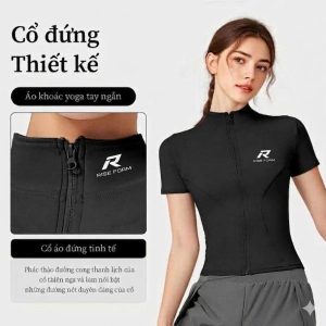 Áo Sơ Mi Yoga Mặc Thể Thao Tập Luyện Nữ